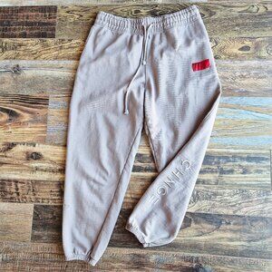 CHNGE Organic Cotton Terry Knit Joggers Sweatpants Heavyweight Brown Unisix